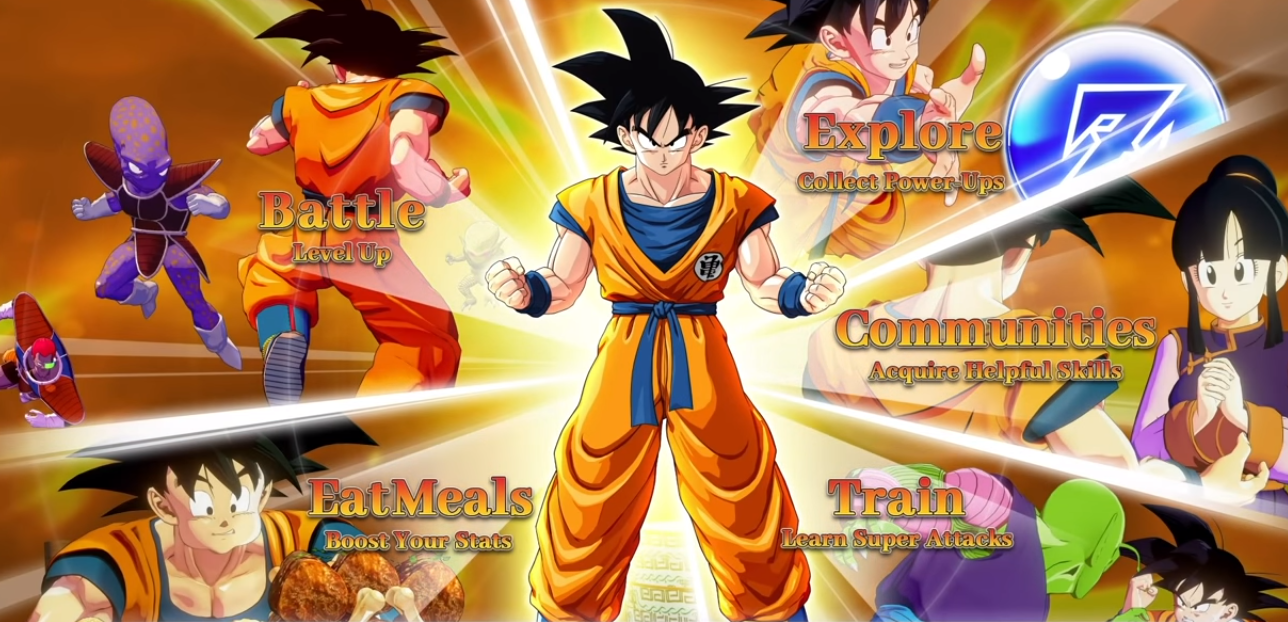 Nuevo tráiler muestra la progresión de personajes en DRAGON BALL Z: KAKAROT