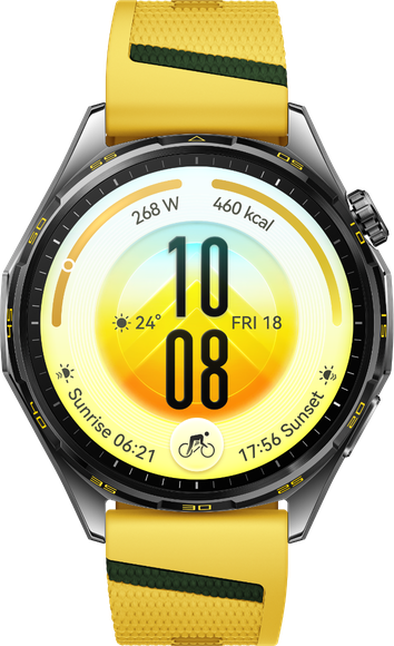 Huawei Watch GT 7 de 46 mm en color amarillo