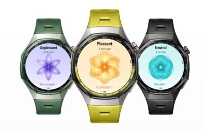 Huawei Watch GT 7 Pro en colores verde, amarillo y negro