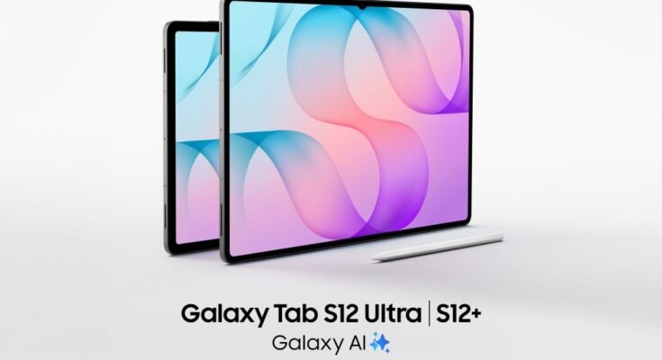 Samsung Galaxy Tab S12 Ultra y Galaxy Tab S12+ junto al S Pen