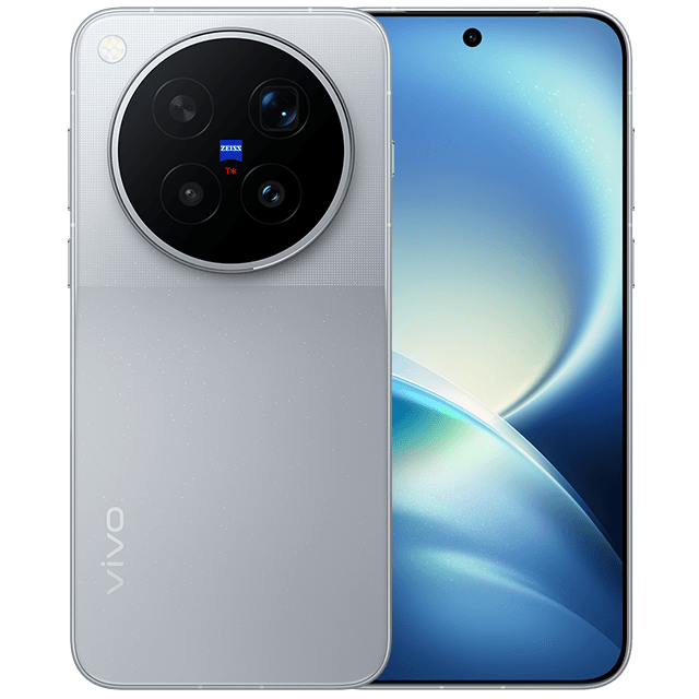 vivo X500 Pro Max gris con módulo circular de cámaras ZEISS