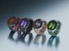 Moto Watch Ultra con correas Black Beauty de cuero y silicona, Nuthatch y Mountain View
