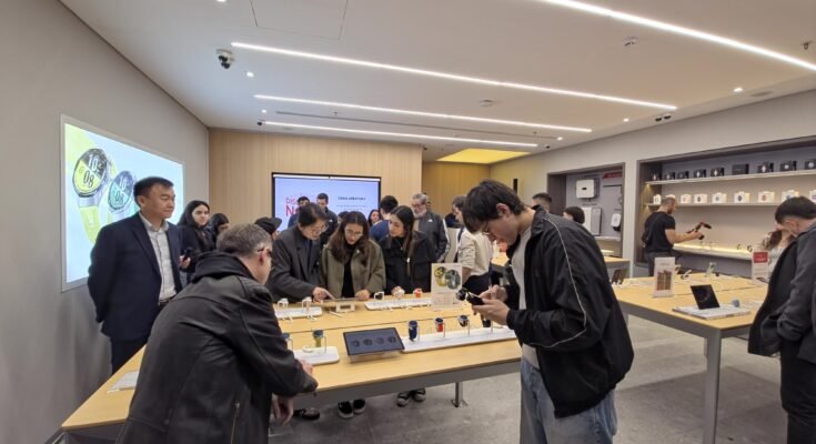 Presentación del local Huawei en Unicenter
