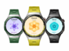 Huawei Watch GT 7 Pro en verde, amarillo y negro, con encuadre centrado